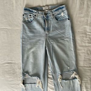 Abercrombie Curve Love 90s Straight Ultra High Rise Jeans